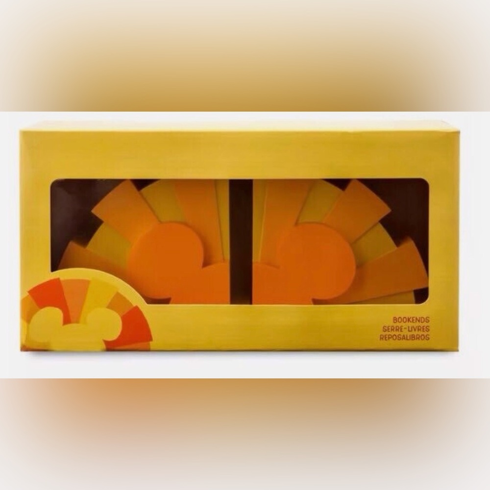 Disney Store Mickey Mouse Ear Book Ends Lion King NEW 6.3”